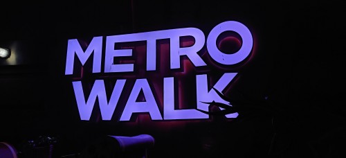 Metro Walk Hoarding Board