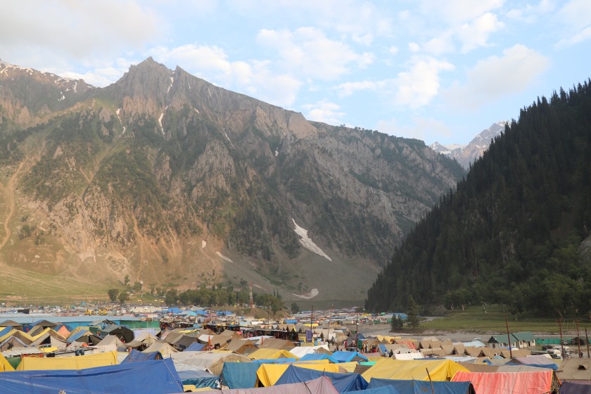 Camping in Baltal Base Camp